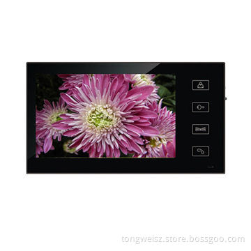 Voice-only intercom, 7-inch TFT LCD screen, with touch button